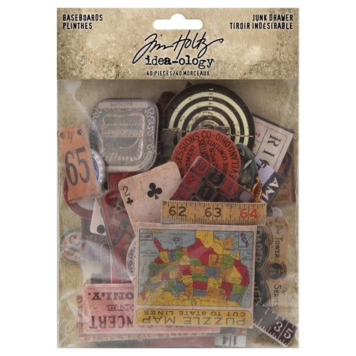 Tim Holtz - idea-ology - Junk Drawer Baseboards