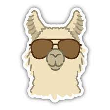 Stickers Northwest - Llama Aviators