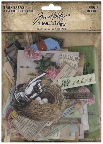 Tim Holtz - idea-ology - Memoir Ephemera Pack