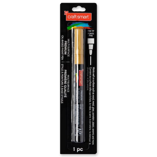 Craft Smart - Multi Surface Premium Oil-Based Paint Pen - Fine Tip