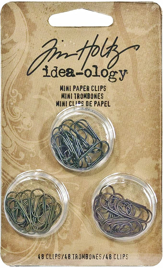 Tim Holtz - Idea-ology - Mini Paper Clips - 48 pc