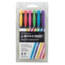 Tombow - Mono Edge Dual Tip Highlighters