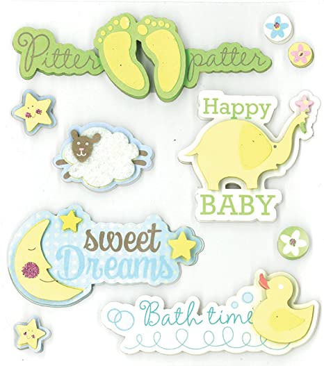 K & Company - New Baby Dimensional Stickers