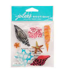 Jolee's Boutique - Painted Seashells Dimensional Stickers