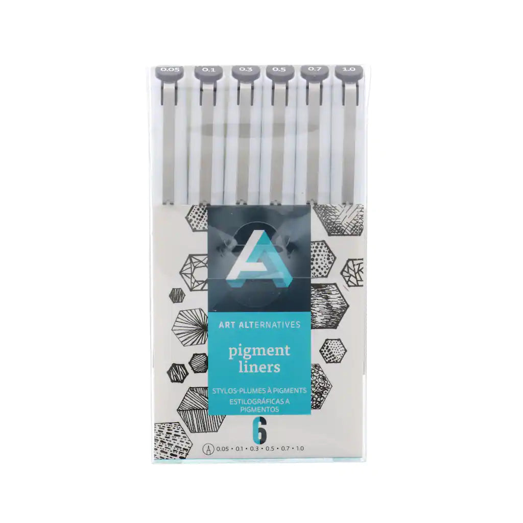 Art Alternatives - Pigment Liners - 6 count