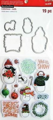 Recollections - Snowman Stamps and Dies