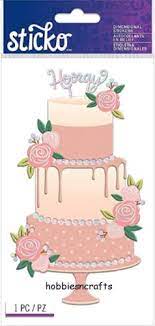 Sticko - Rose Wedding Cake Sticker