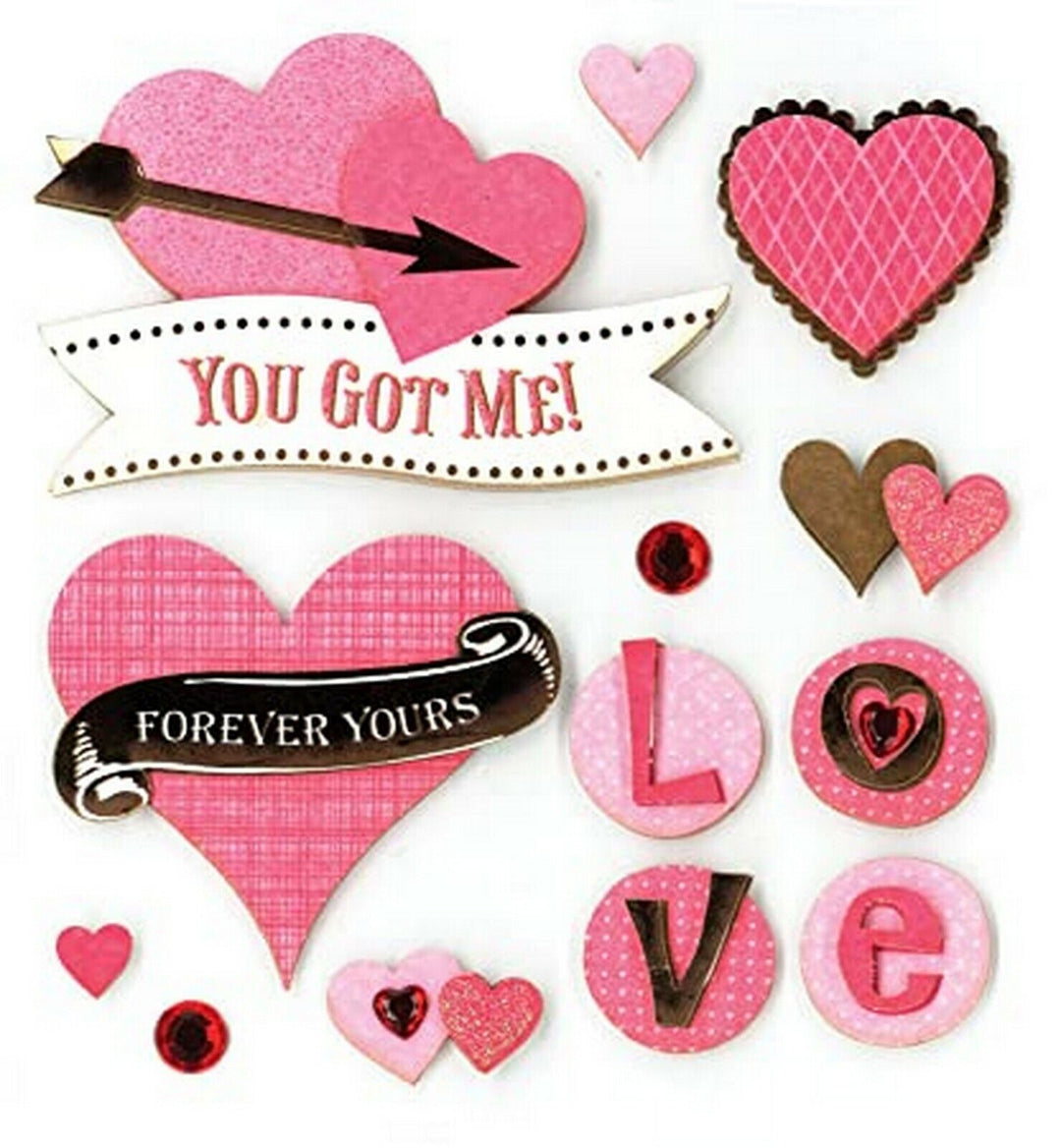 K & Company - Forever Yours Dimensional Stickers