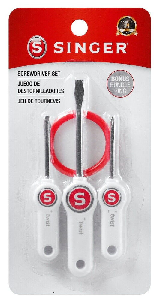 Singer - Screwdriver Set with Bonus Bundle Ring