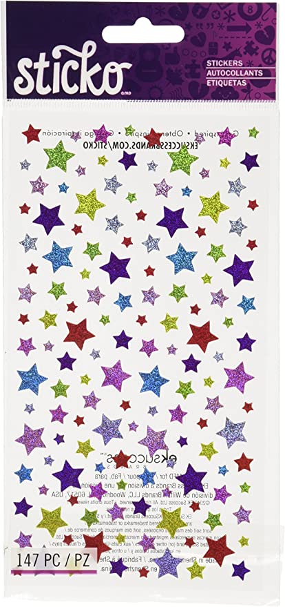 Sticko - Shimmery Stars Stickers