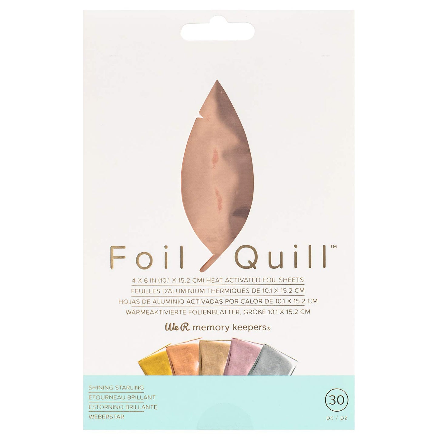 We R Memory Keepers - Foil Quill - Heat Activated Foil Sheets - Shining Starling