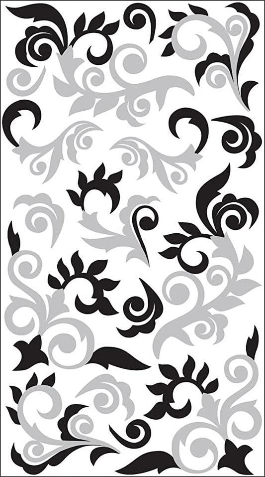 Sticko - Silver Flourish Stickers