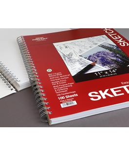 Pro Art - Sketch Paper Pad 14x11" 65lb Wire Bound 100pc