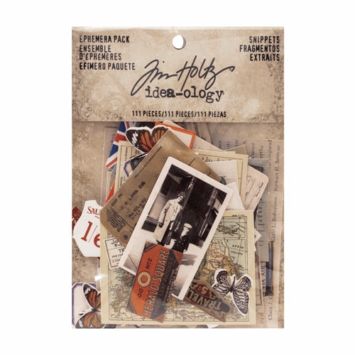 Tim Holtz - idea-ology - Snippets Ephemera Pack