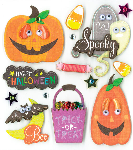 K & Company - Spooky Halloween Dimensional Stickers