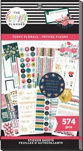 The Happy Planner -  Teeny Florals - 574 pcs