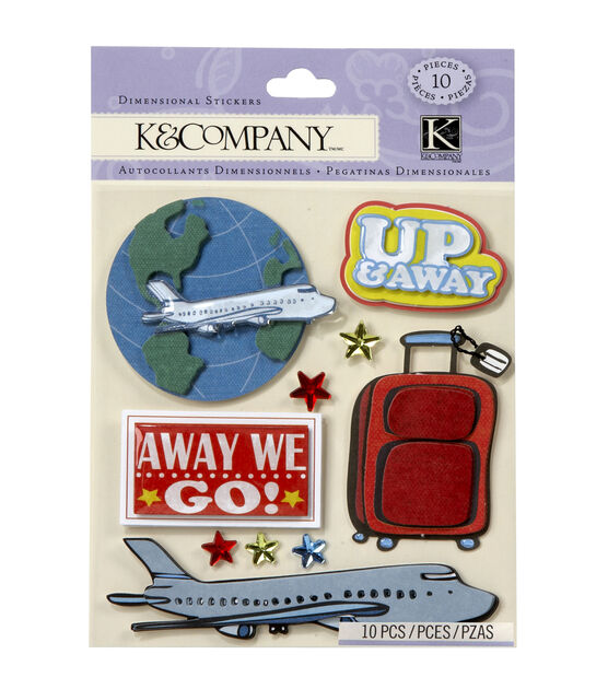 K & Company - Travel Dimensional Stickers