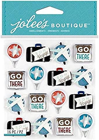 Jolee's Boutique - Travel Letterpress Icon Repeats