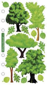 Sticko - Vellum Trees Stickers