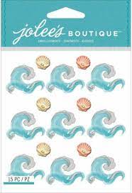 Jolee's Boutique - Waves Repeat Dimensional Stickers