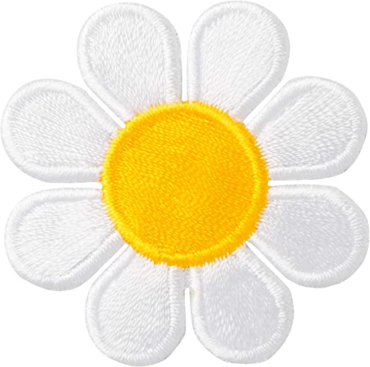 Simplicity - White/Yellow Daisy Applique